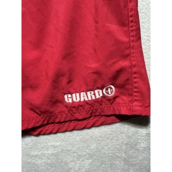 Men’s Red Original Watermen Life Guard Swim Trunks Size 34 - Picture 5 of 11